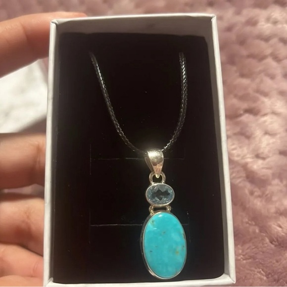 Jewelry - Turquoise Sterling Silver Necklace